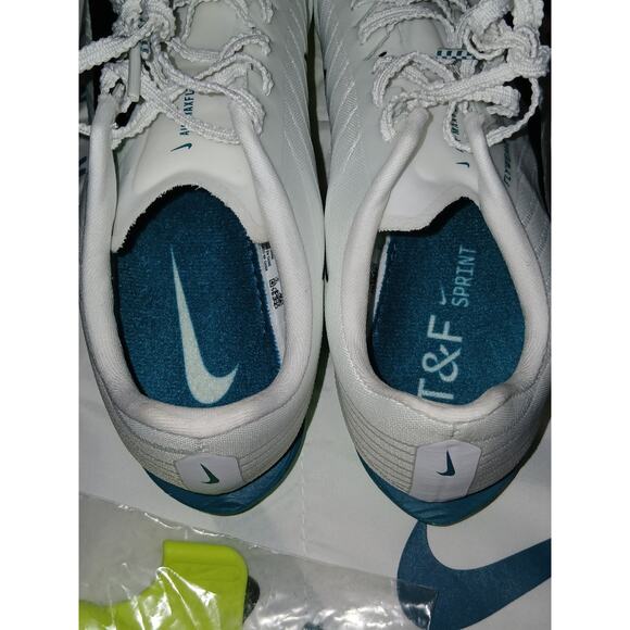 New Mens 4.5/Womens 6 Nike Maxfly 2 White Racing Track Field Spikes FD8395-102 - Picture 8 of 10